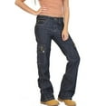 thumbnail image 1 of DYMADE Women Wide Leg Baggy Loose Jeans Cargo Pants Denim Trousers, 1 of 3