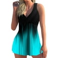 thumbnail image 1 of DYMADE Women's Sexy Split Bikini Print Swimsuit Set, Sizes S to 5XL, 1 of 4