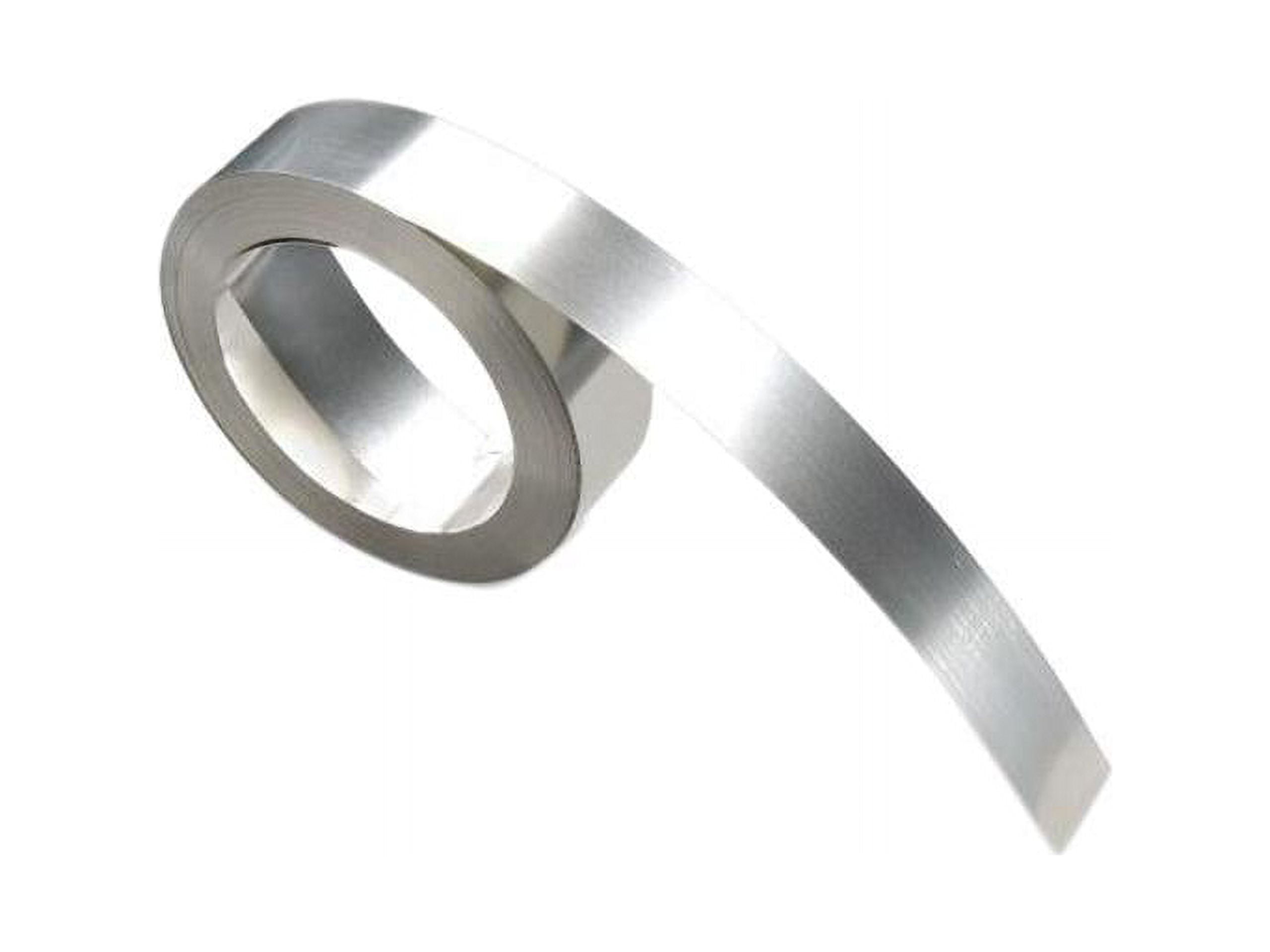 DYMO 32500 1/2" Non Adhesive Stainless Steel Tape, 21' long, 1 roll per box