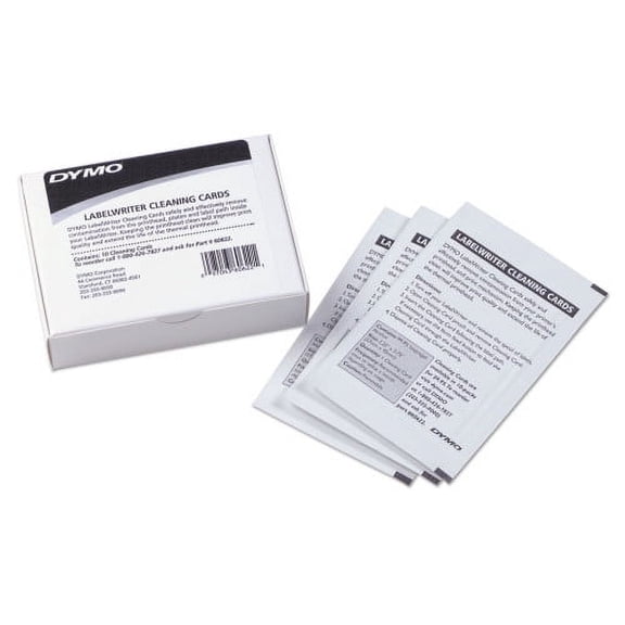 DYMO 60622 Cleaning Card for LabelWriter Label Printers, 10-Pack