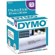 DYMO Authentic LW Large Mailing Address Labels, DYMO Labels for LabelWriter Label Printers, 1-4/10" x 3-1/2", 2 Rolls of 260 (520 Total)
