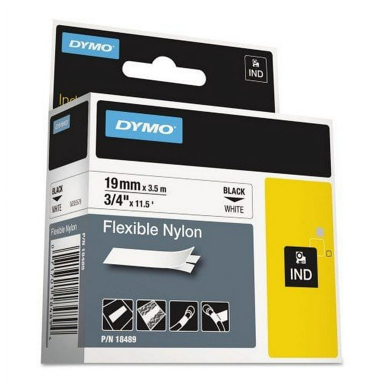 Rhino Flexible Nylon Industrial Label Tape, 1 Rhino Flexible Nylon Industrial Label Tape, 1