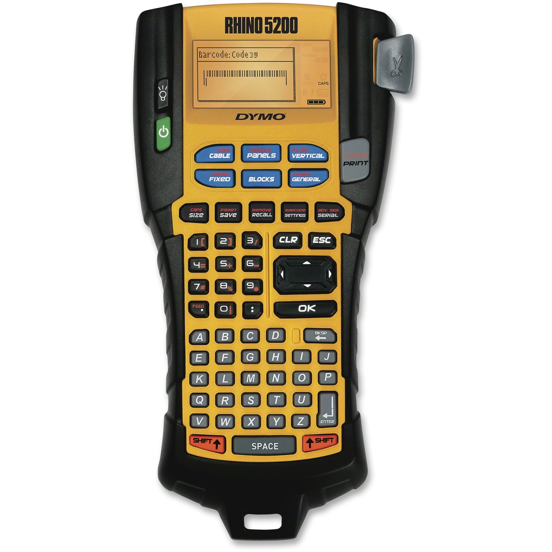 DYMO Industrial Label Maker & Carry Case RhinoPRO 5200 Label Maker, For Job Sites and Heavy