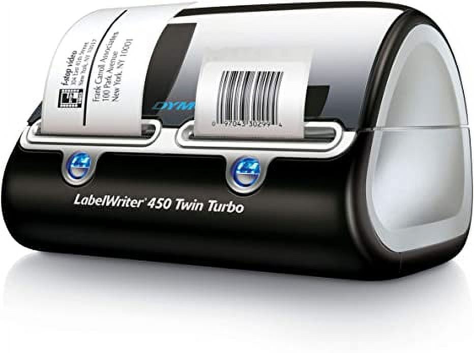 DYMO Label Writer 450 Twin Turbo label printer, 71 Labels Per Minute,  Black/Silver 