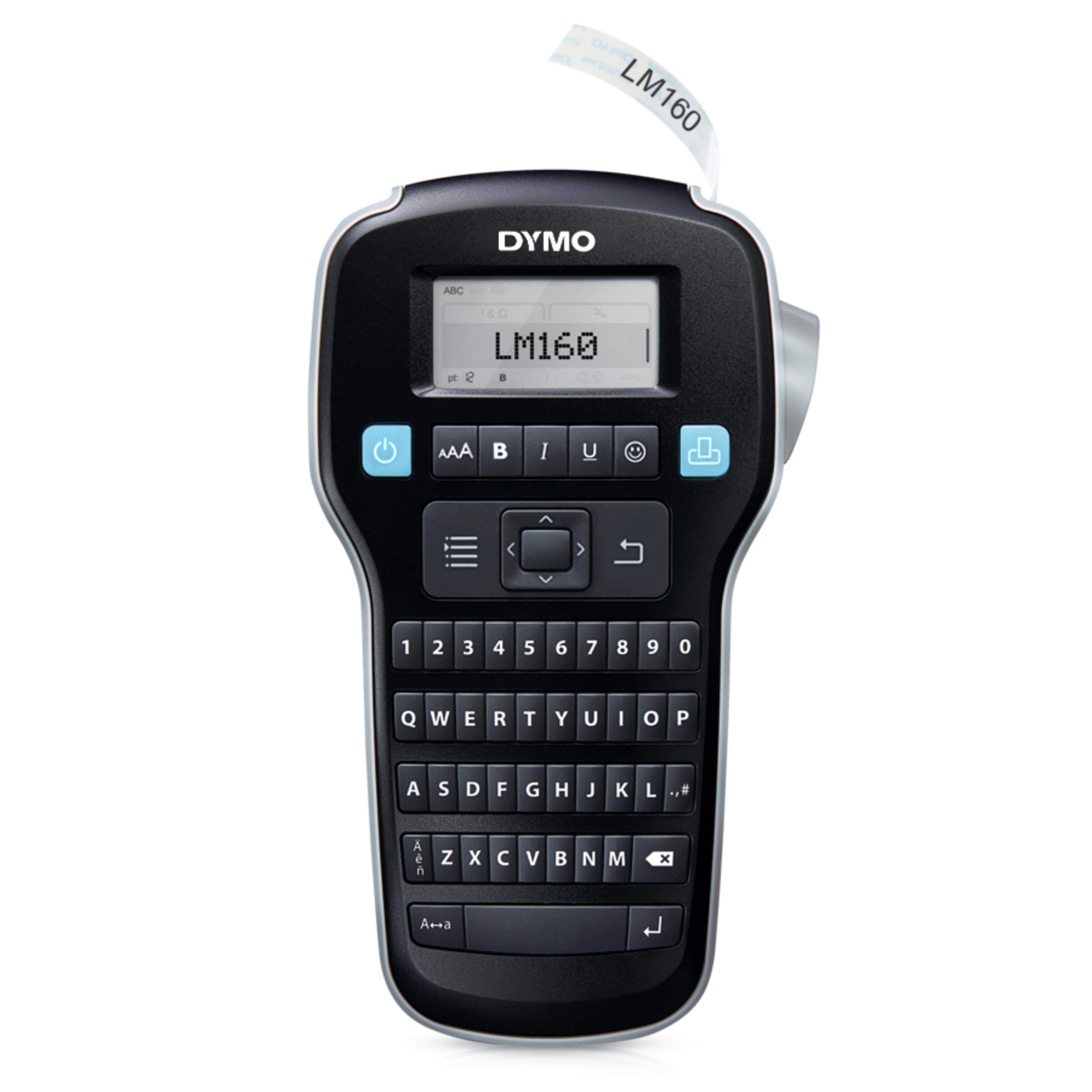 DYMO LabelManager 160e Portable Label Maker, with One-Touch Smart Keys, and QWERTY Keyboard, for Home & Office Organization
