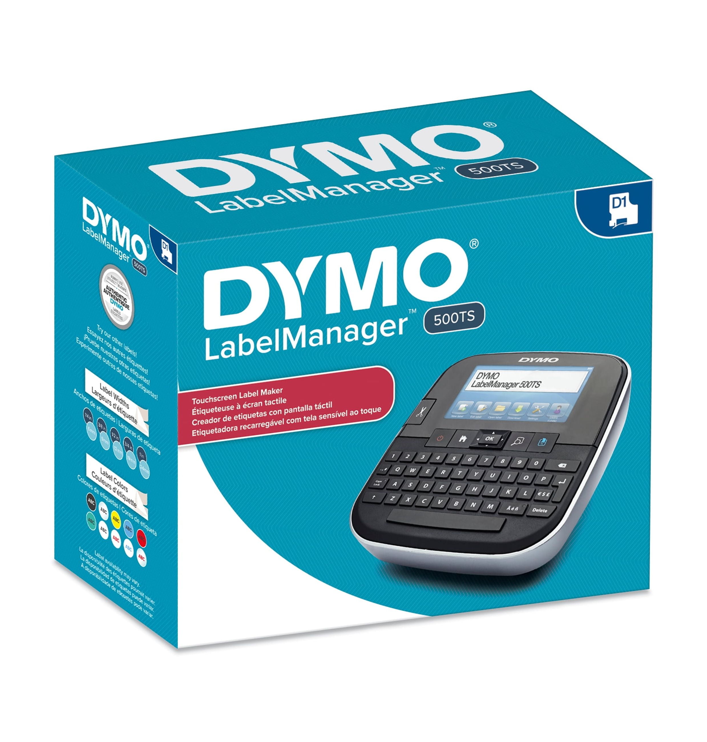 DYMO LabelManager 500TS, Full-Color Touch Screen Label Maker, 1 Count