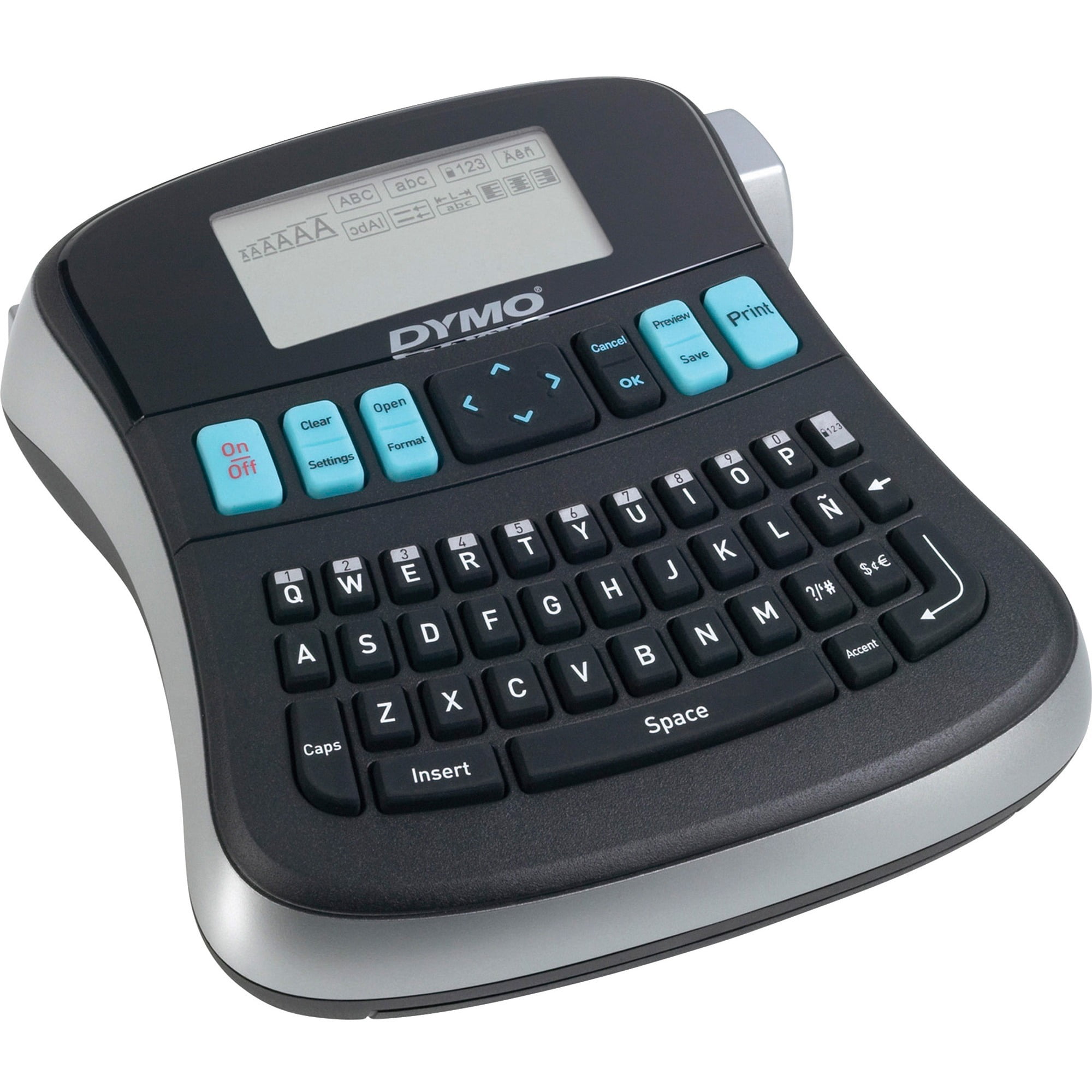 DYMO Label Maker LabelManager 160 Portable Label Maker, Easy-to-Use,  One-Touch Smart Keys, QWERTY Keyboard, Large Display, for Home & Office