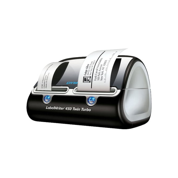 DYMO LabelWriter 450 Twin Turbo Direct Thermal Dual-Roll Label Printer USB, High-Speed Monochrome Label Printing
