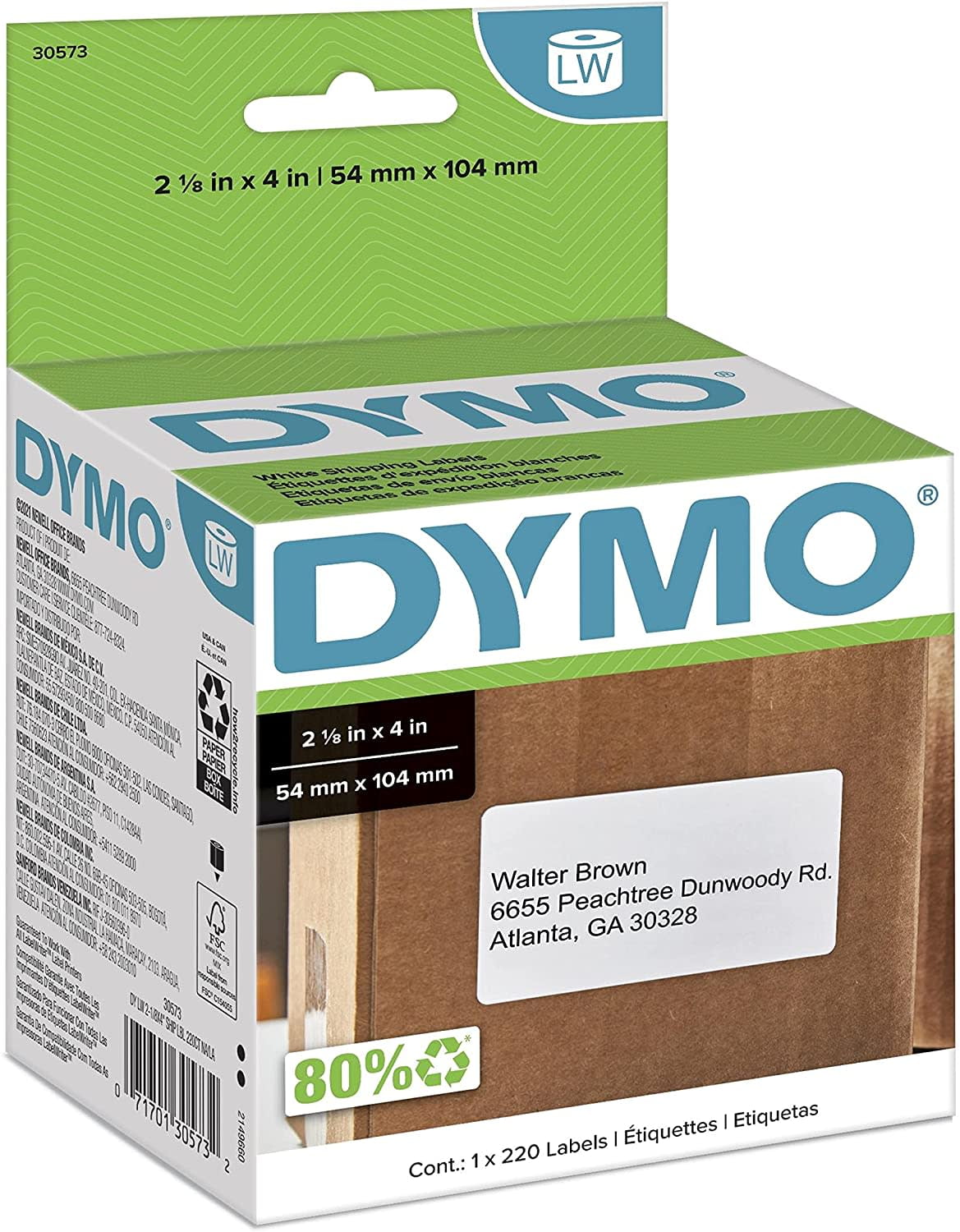 DYMO LabelWriter Shipping Labels
