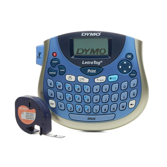 DYMO LetraTag LT-100T Compact, Portable Label Maker with QWERTY Keyboard (1733011),Assorted