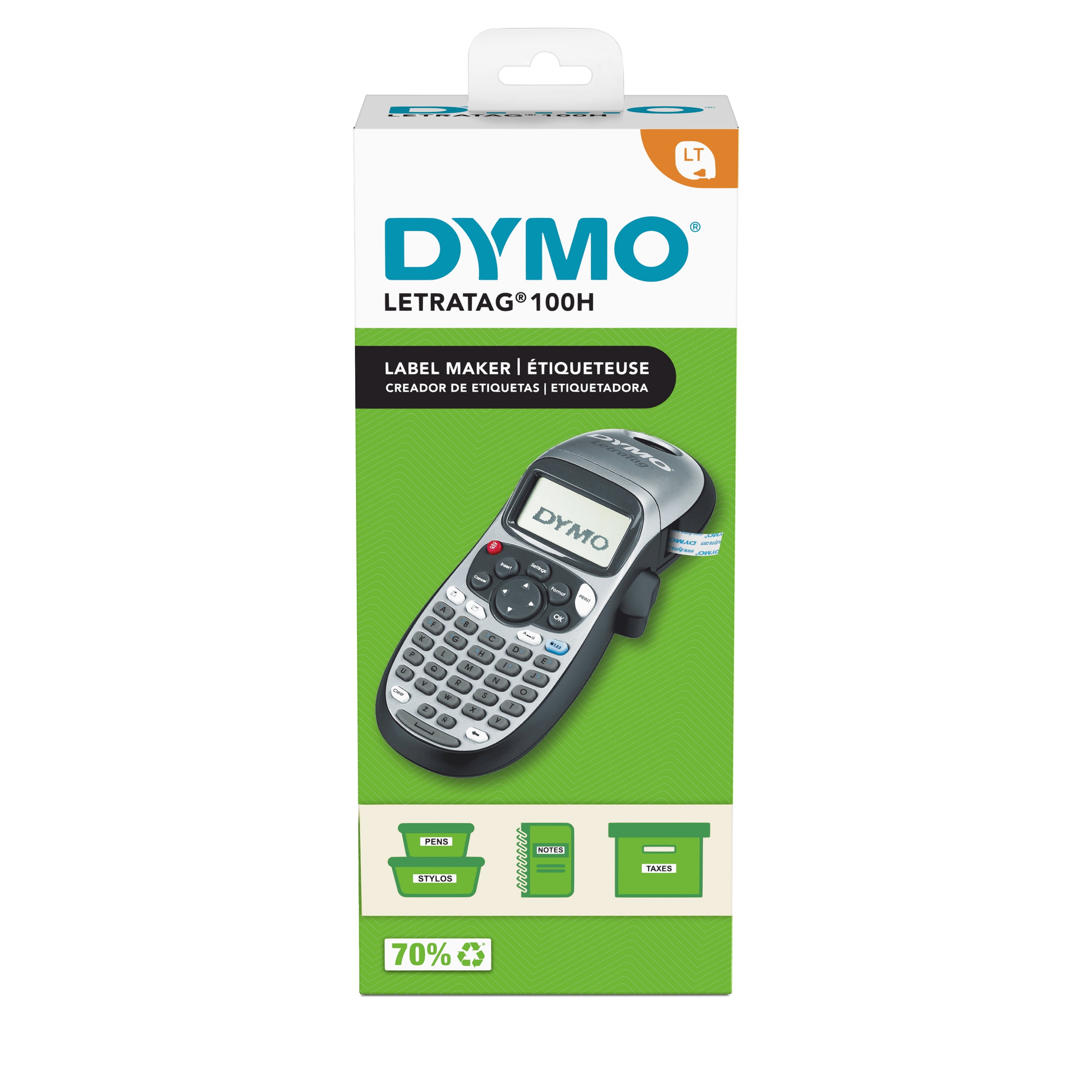 DYMO LetraTag 200B Black Portable Compact Bluetooth Label Maker 2177407 for  sale online