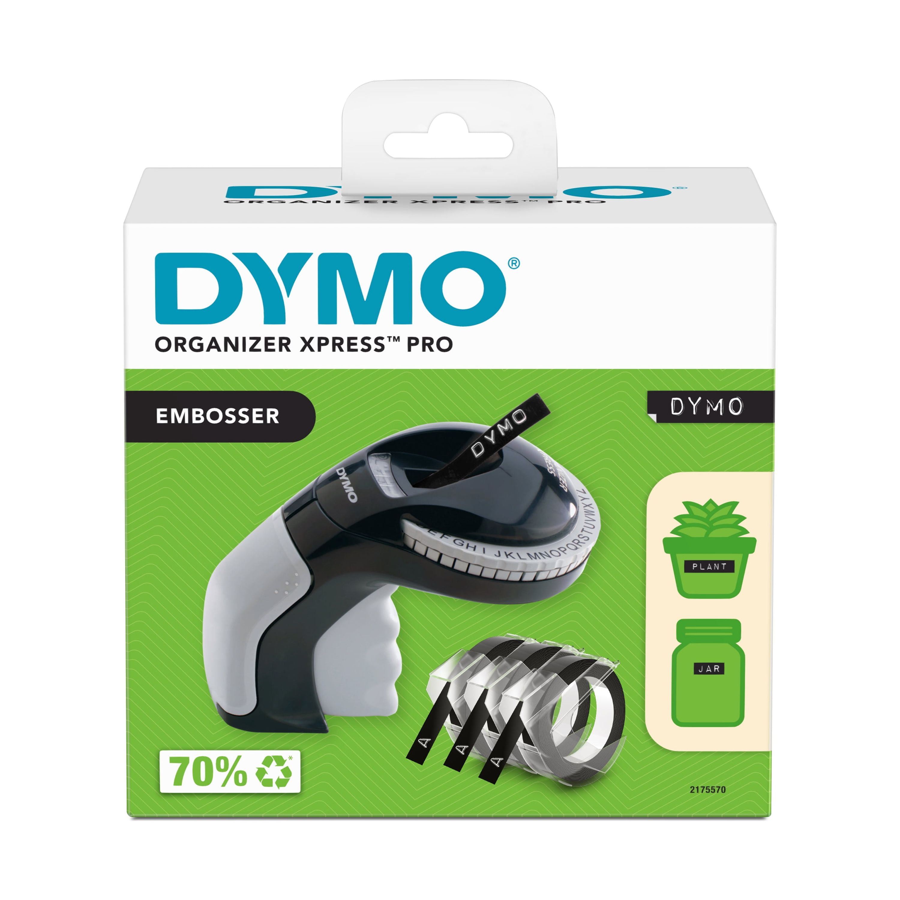 DYMO Organizer Xpress Pro Embossing Label Maker with 3 DYMO Label Tapes