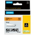 thumbnail image 1 of DYMO Rhino Industrial Vinyl Labels, 3/4", Black Print on Orange Tape, 1 of 3