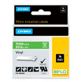 thumbnail image 1 of DYMO Rhino Industrial Vinyl Labels, 3/4", White Print on Green Tape, 1 of 3