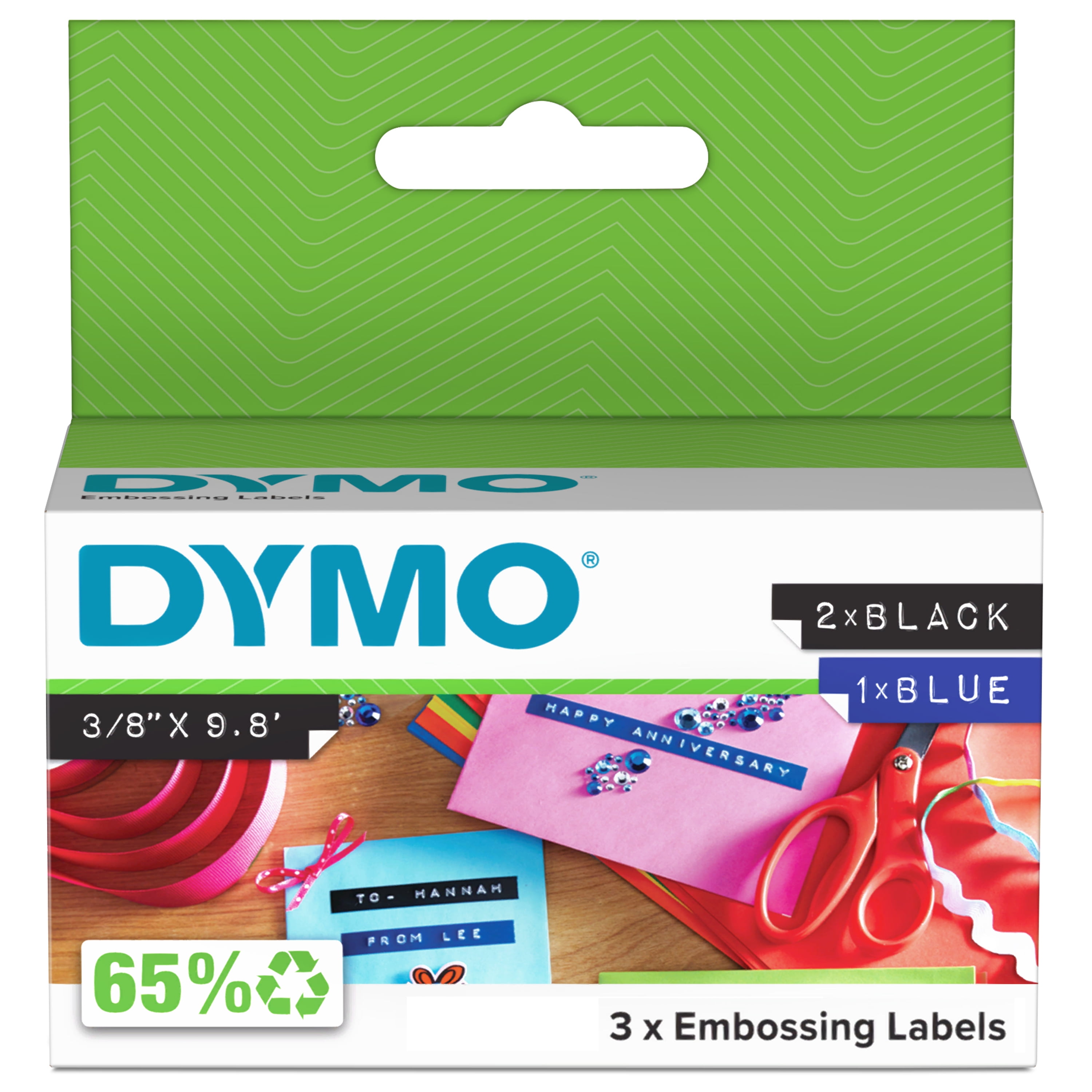 DYMO LabelManager 160e Portable Label Maker, Includes Silver Glitter D1  Label Tape 