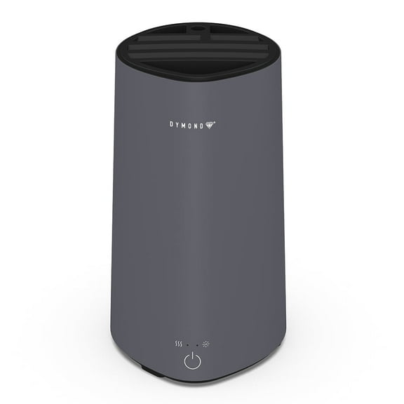 DYMOND Knife Storage Block without Knives, Kitchen Knife Holder, Cutlery Block for Kitchen Knife Set with Built-In UV (Grey)