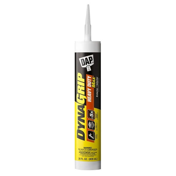 DYNAGRIP 27512 Heavy Duty Max 28 Oz Hybrid Construction Adhesive, White