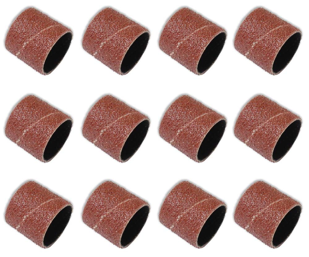 DYNAMIC 12 Piece Sanding Sleeve Set with Coarse Grit Ideal for
