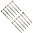 thumbnail image 1 of DYNAMIC 12 Piece Screw and Shank Mandrel Set | 1/16" Screws, 3/32" Mandrels, Red Rubber Rings Included | Secure Mounting Solution for Rotary Tools | Ideal for Attachments like Cutters, Discs, 1 of 2