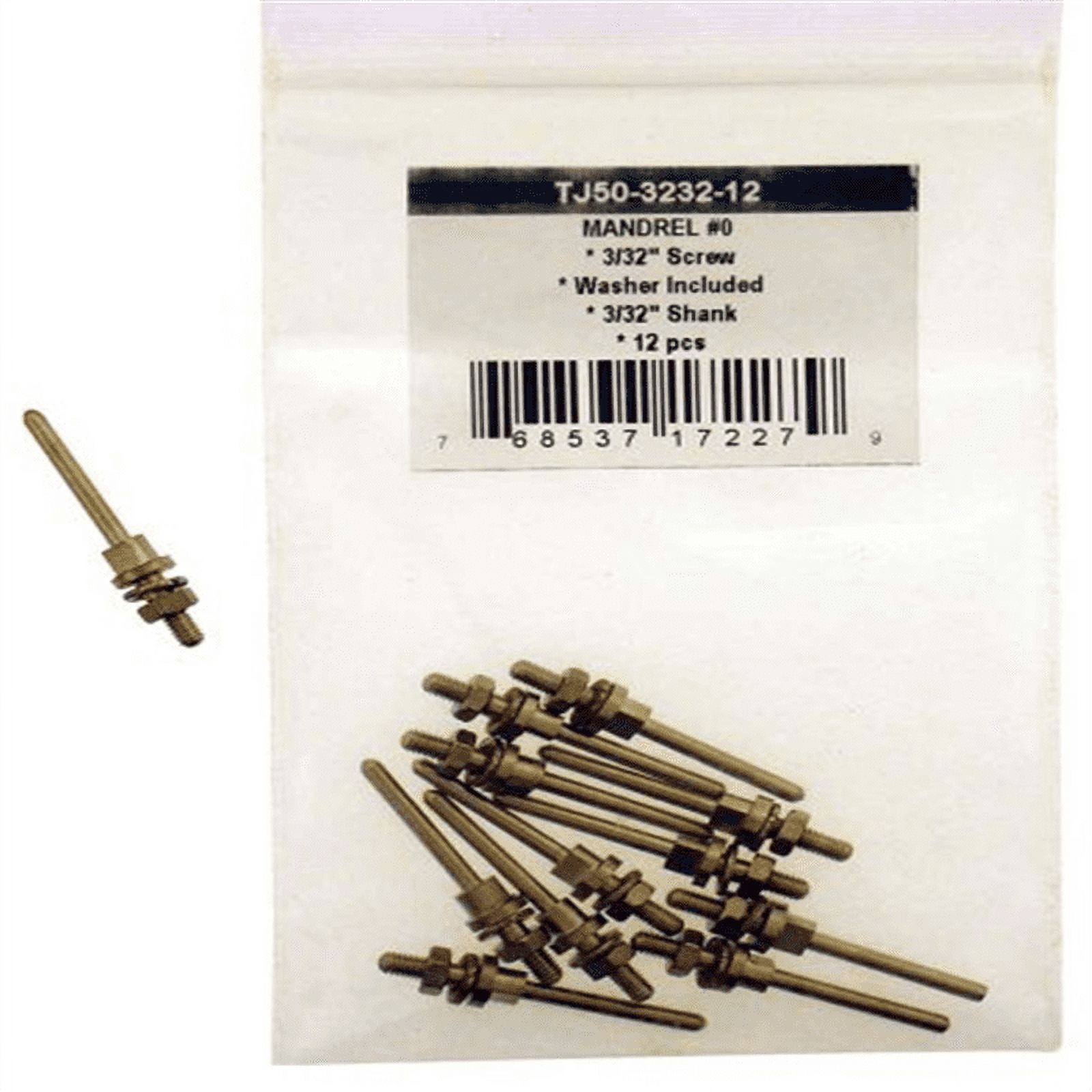 DYNAMIC 12 Piece Small Mandrels Set Robust Grip Versatile