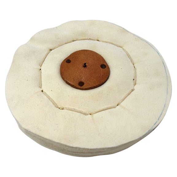 DYNAMIC 18 Ply Leather Buff | Engineered for Professional Polishing | Ideal for Precious Metals | Seamless Attachment to Standard Machines | Achieve Perfection in Every Stroke