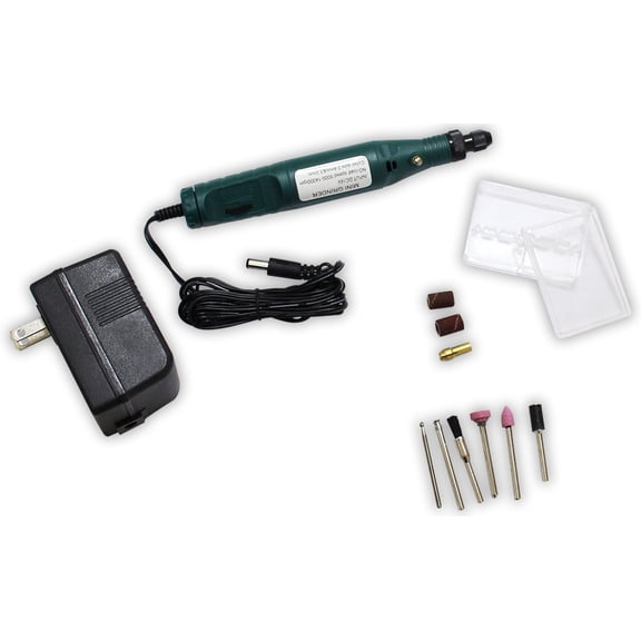 DYNAMIC 18 Volt Mini Grinder Kit with UL Approved Class 2 Transformer | High-Speed Grinder | Lightweight and Maneuverable | Comprehensive Accessories | Versatile Precision Tool