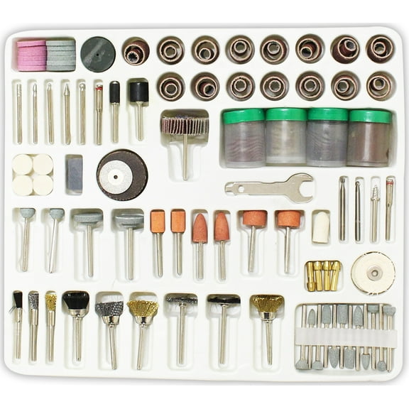 DYNAMIC 216 Pc Rotary Tool Accessory Kit | Comprehensive Variety | Versatile Multi-Functional Performance | Universal Compatible with Most Rotary Tools