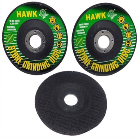 DYNAMIC 3 Piece Grinding Discs Set | Depressed Center | 115 mm × 3 mm × 22 mm Dimensions | Universal Compatibility with Power Tools | Ideal for Stone Grinding & Material Smoothening