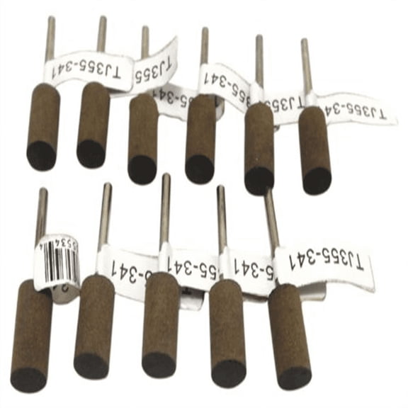 DYNAMIC Leather Cylinder | Pre-Mounted on 1/8" Shank | 3/4" Length | Versatile Polishing for Interior & Exterior Surfaces | Seamless Compatibility with Rotary Tools