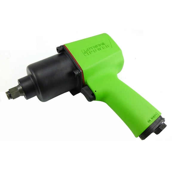 DYNAMIC POWER 1/2 Impact Wrench. Twin Hammer 1/2" Impact Driver w/Composite Body and Comfort Grip. 480ft-lb.