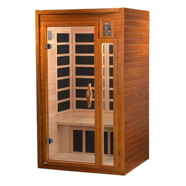 DYNAMIC SAUNAS Barcelona 1 to 2 Person Low EMF FAR Infrared Home Sauna