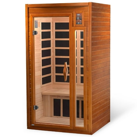 DYNAMIC SAUNAS Barcelona 1 to 2 Person Low EMF FAR Infrared Home Sauna