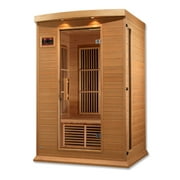 DYNAMIC SAUNAS Toulouse 2 Person Infrared Sauna w/Speakers, Canadian Hemlock