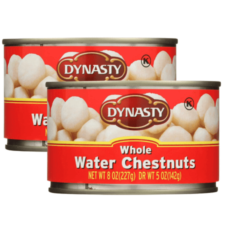 Dynasty Whole Water Chestnuts 8oz - 2 Can