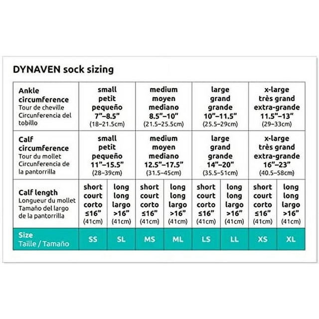 DYNAVEN by Sigvaris Unisex Compression CalfHigh Cushioned Socks for
