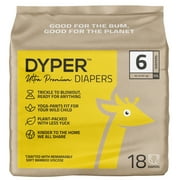 DYPER Ultra Premium Diapers Size 6, 18 Diapers (Select For More Options)