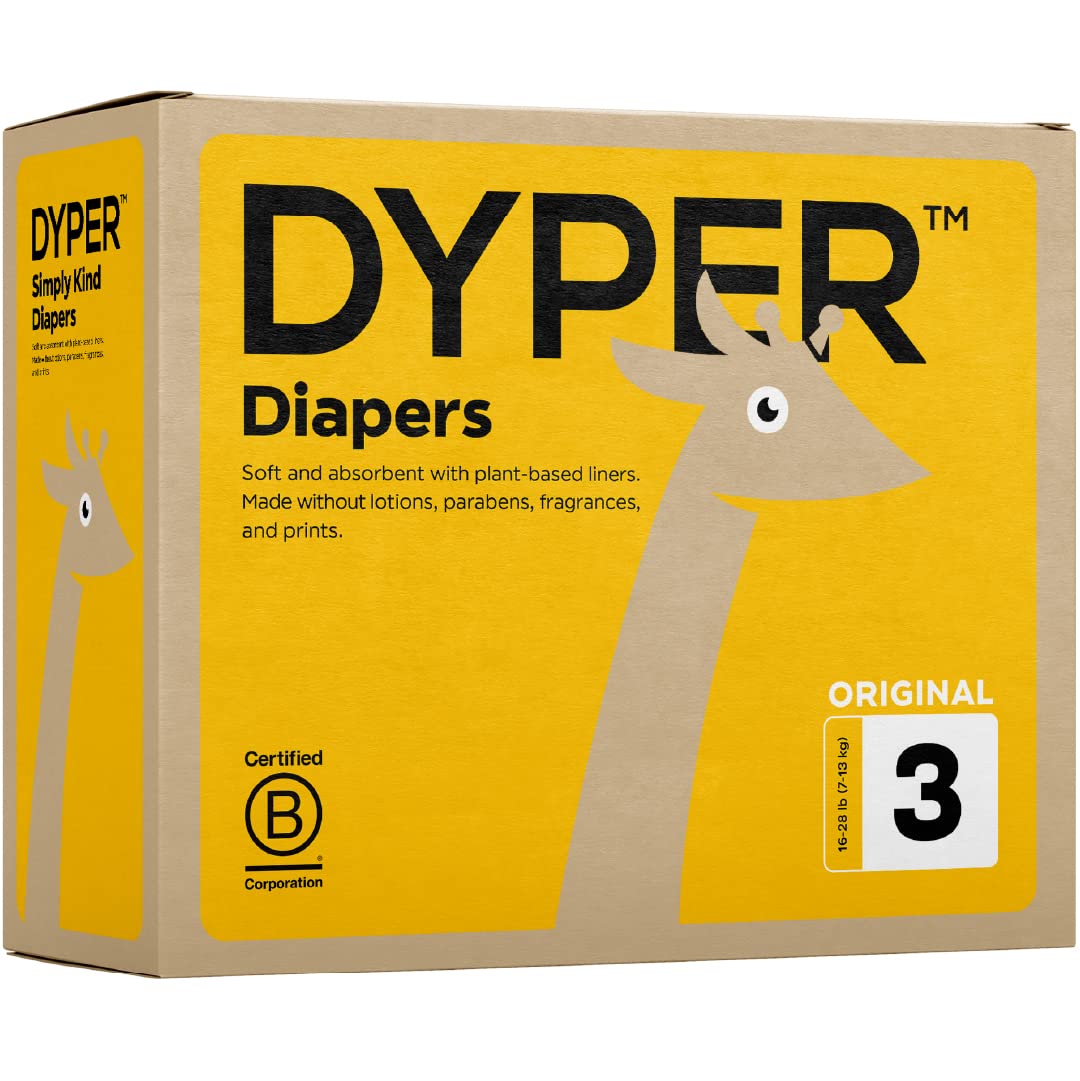 DYPER Viscose from Bamboo Baby Diapers Size 3 Honest Ingredients