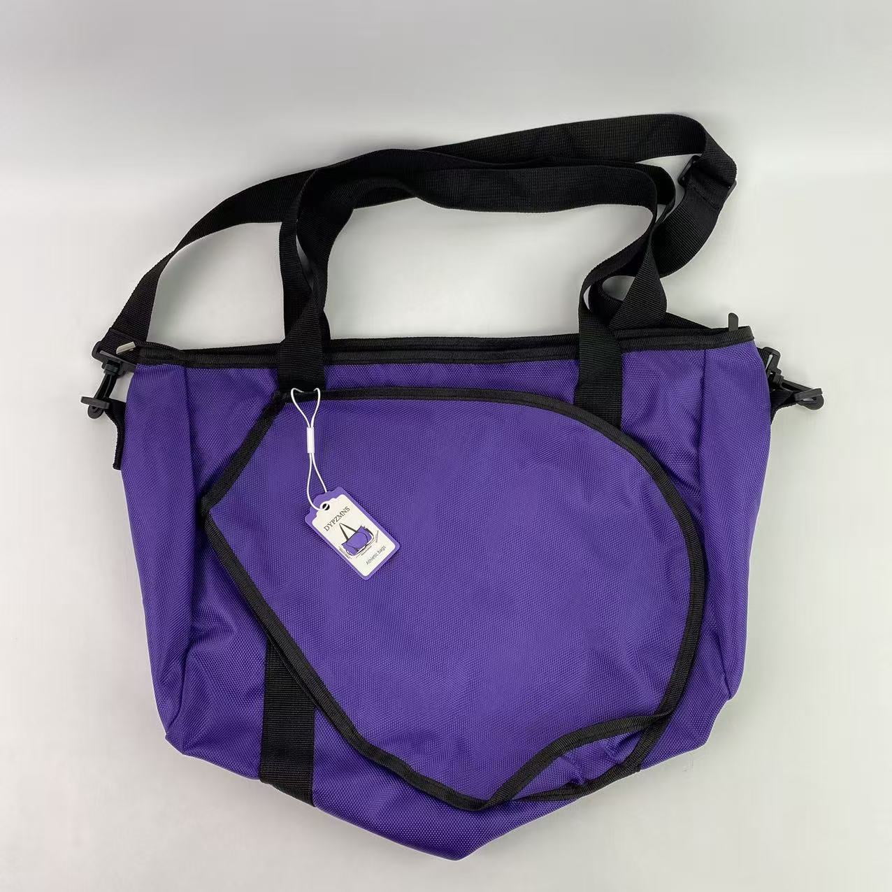 DYPZMNS Athletic bags,Badminton Racquet Bag Tennis Tote Multipurpose Racket Storage Bag with Adjustable Strap Tennis Bag for Fitness Camping Travel - 16.93x9.84x12.99inch