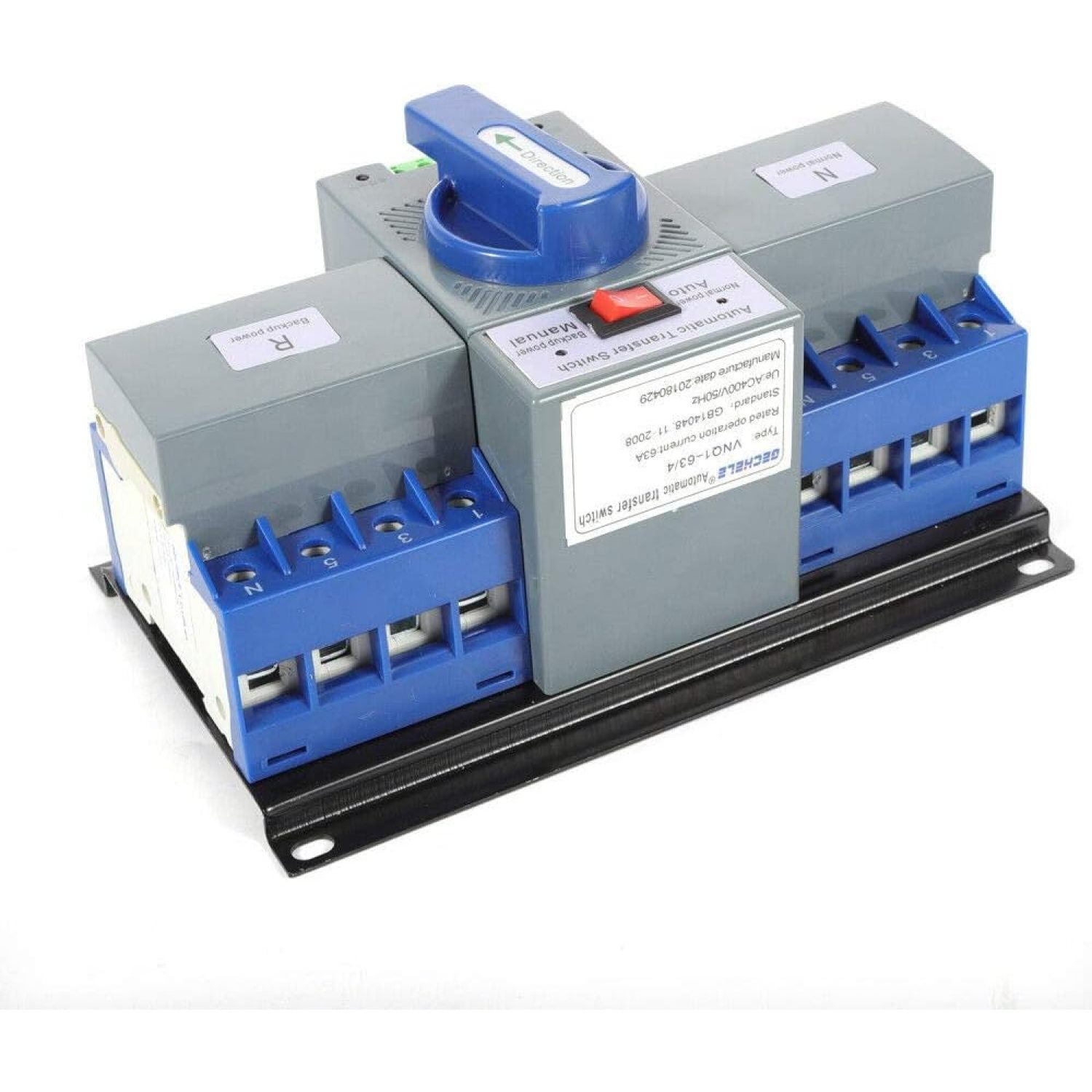 Interruttore Autoatico Doppio 220V 63A 3P, Ini Interruttore Di Trasferiento Di Potenza - Foto 5