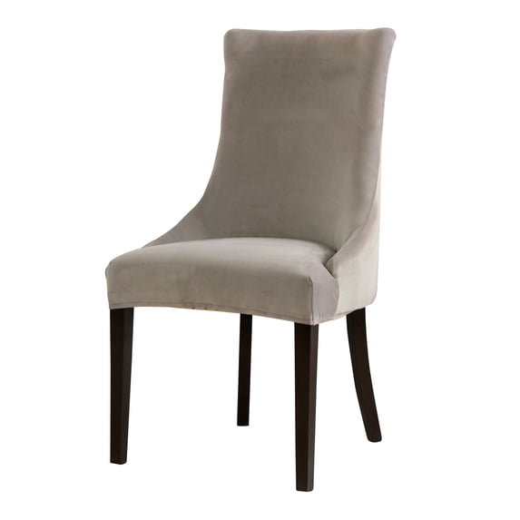 DYStyle Spandex Stretch Banquet Velvet Wingback Chair Cover Dining Seat Cover Slipcover Arm Chair Protector