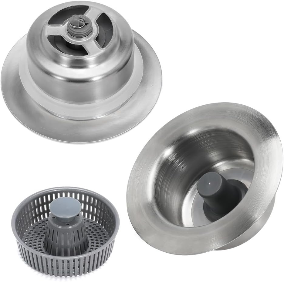 DYTTDG Bathroom Organizer 2pc 3in1 Stainless Steel Sink Aid,Kitchen