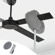 Sawvnm Ceiling Fan Duster,Dusters For Cleaning, Microfiber Duster With Extension Pole 47 Inches, Duster For Cleaning Ceiling Fan, High Ceiling, Furniture, Interior Roo