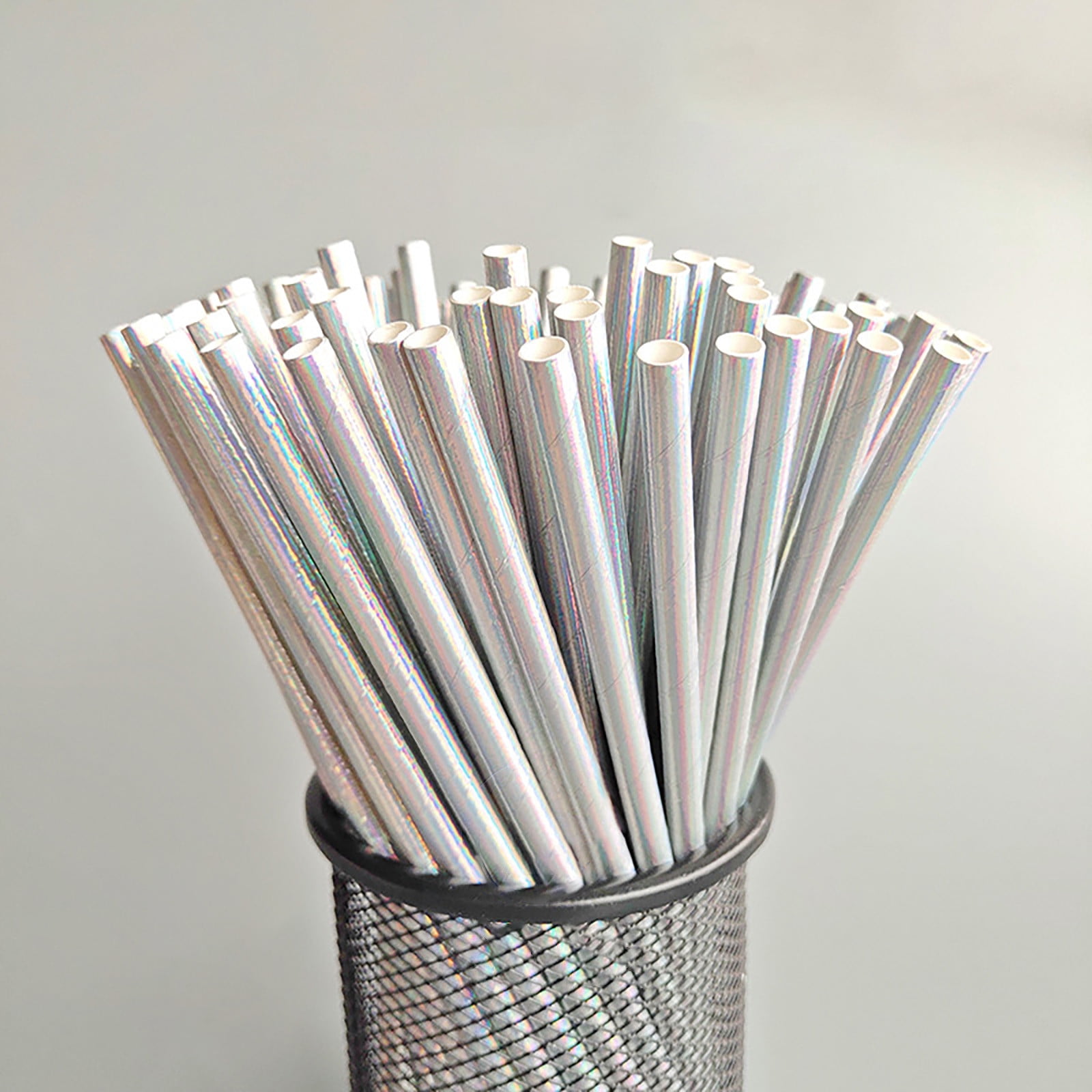 DYTTDG Cute Plastic Straws Disposable Paper Straws Glitter Pearl Film  Straws Straws Holiday Decoration Metal Straws Reusable