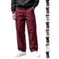 thumbnail image 1 of DYTTDG Men’s Drawstring Cargo Pants, Elastic Waist Full Length Straight Leg Trousers with Multi Pockets, Solid Color Casual Wear for Daily Walking & Outdoor, 1 of 8