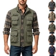 thumbnail image 1 of DYTTDG Men's Outdoor Utility Vest | Multi-Pocket Lightweight Zip-Up Workwear Fishing Travel Vest, Cargo Safari Vest for Hiking & Photography, 1 of 8