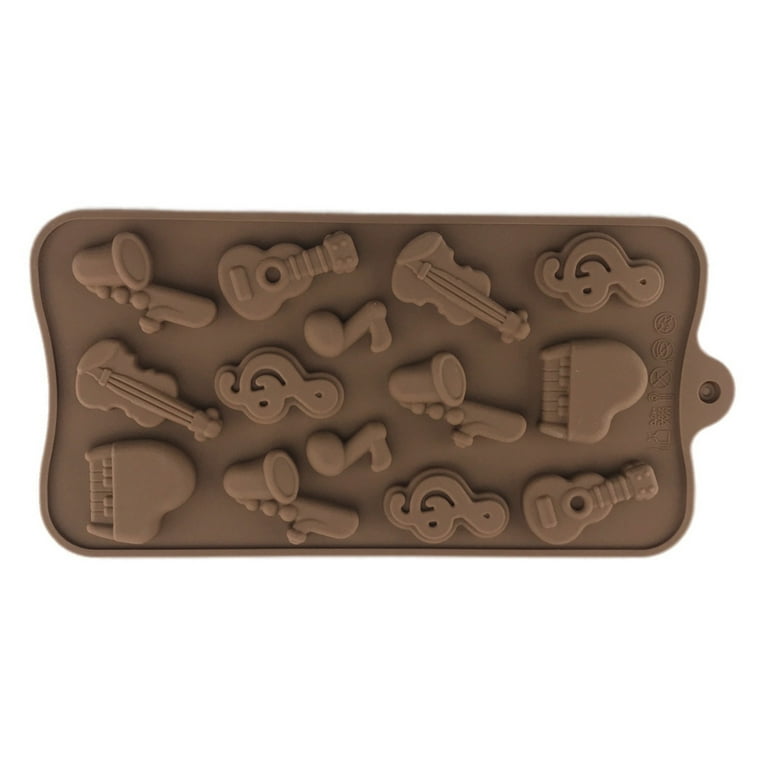 Dyttdg Preppy School Supplies New Silicone Chocolate 6 Shapes Chocolate Baking Tools Non-Stick Silicone Chocolate Bar Molds Silicone, Adult Unisex