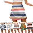 thumbnail image 1 of DYTTDG Women's High Waist Plaid Skirt, A-Line Casual Mini Skirt, Spring Summer Short Skirt with Multi Prints (S-5XL), 1 of 5