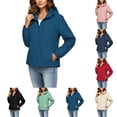 thumbnail image 1 of DYTTDG Women's Lightweight Hooded Jacket, Full-Zip Water-Resistant Windbreaker with Zipper Pockets, Adjustable Waist Casual Outdoor Coat for Spring Fall, 1 of 8