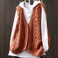 thumbnail image 1 of DYTTDG Women's V-Neck Floral Knit Cardigan | Casual Long Sleeve Open Front Coatigan for Spring, Fall & Layering, 1 of 5