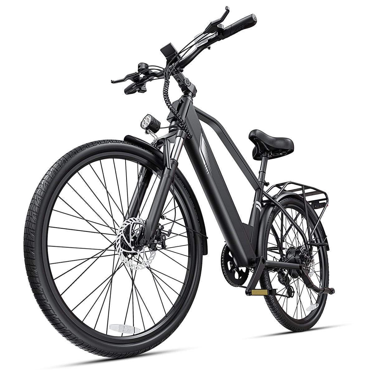 DYU Electric Bike for Adults,26" Ebike,1000W Peak Power Motor,48V 10.4Ah Removable Battery,20MPH,45 Miles Max,7-Speed Electric Bicycle,UL 2849